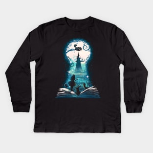 Book of Wonderland V.2 Kids Long Sleeve T-Shirt